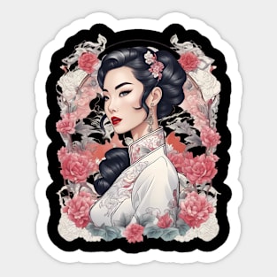 Hong Kong Girl Sticker